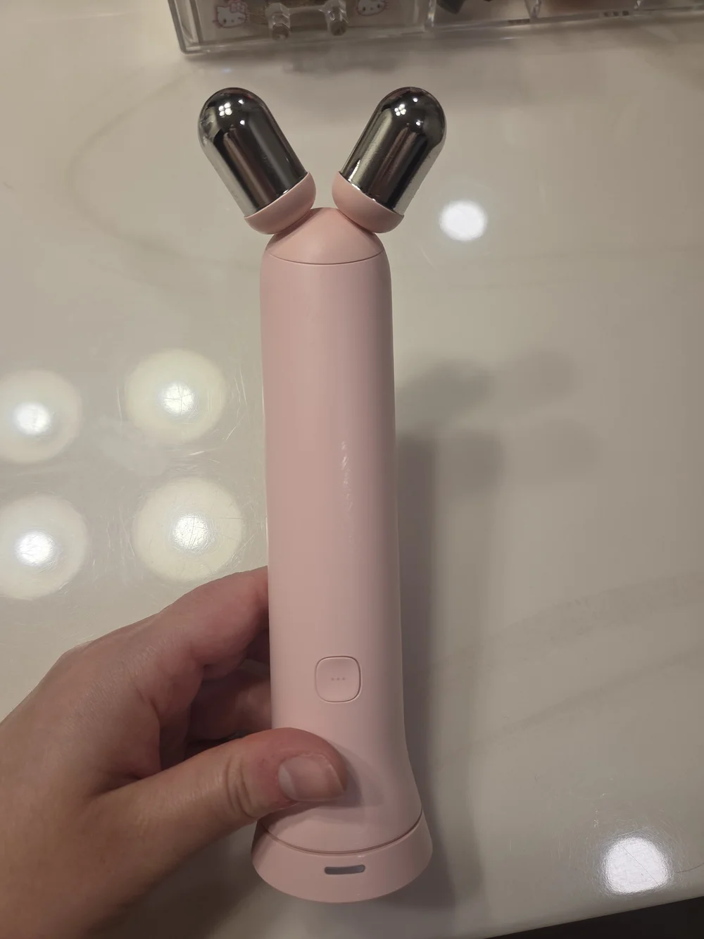 Medicube MINI PRO BOOSTER Pink Facial Toning & Eye Massager Set